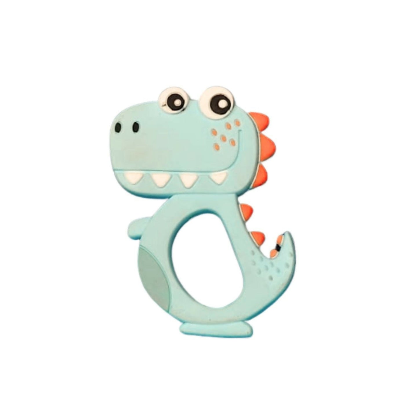 Silicone Dinosaur Baby Teether – Soft, Safe Chewing Toy