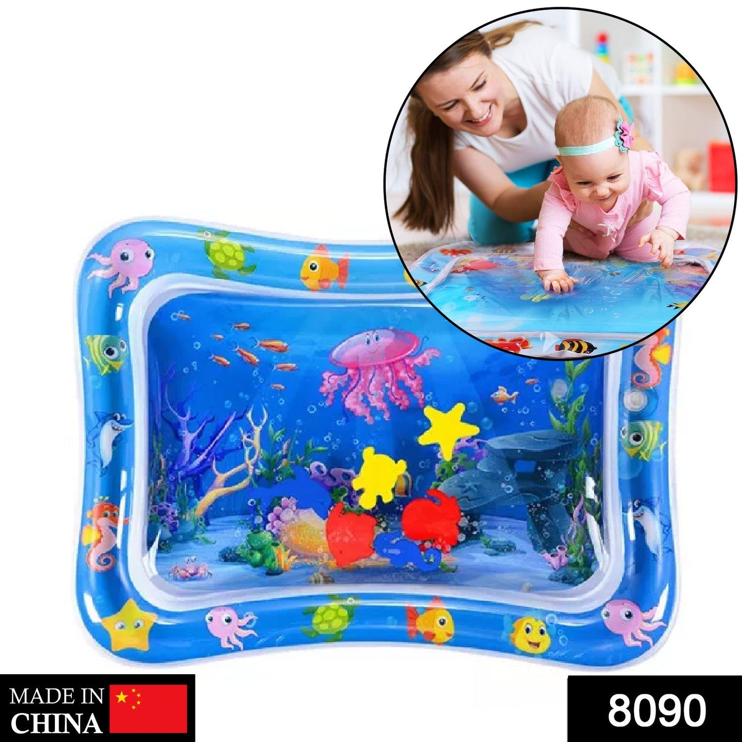 Baby Water Mat – Inflatable Tummy Time Play Mat | Little Learners