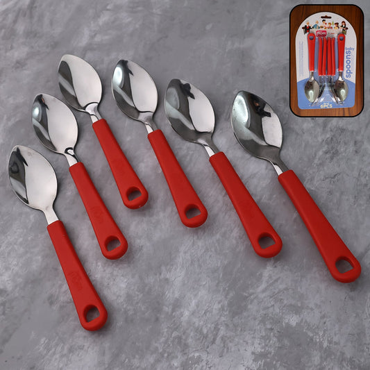 Baby Feeding Spoon Set – Durable Stainless Steel 6-Piece Set