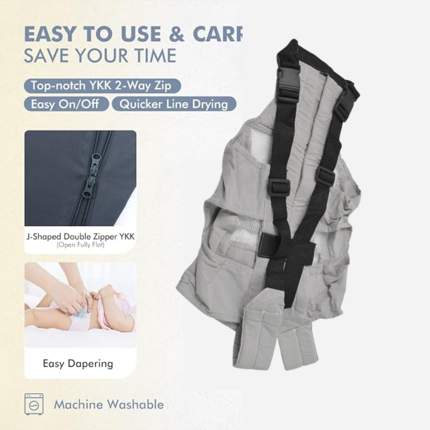 Ergonomic Baby Carrier – Hip Seat, Multi-Position | Tender Tend