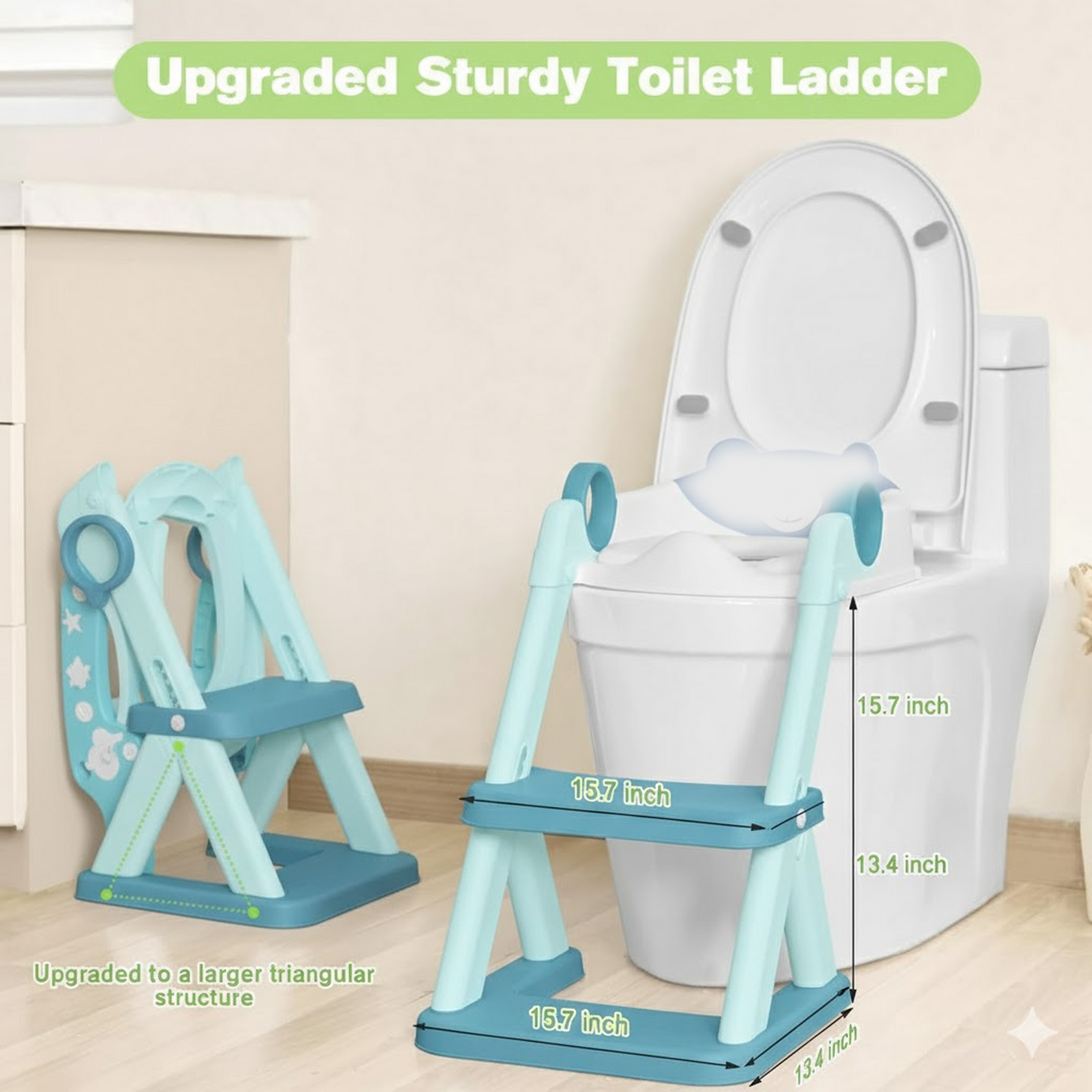 Potty Training Seat – Step Stool Ladder for Toddlers | Bub Barrier