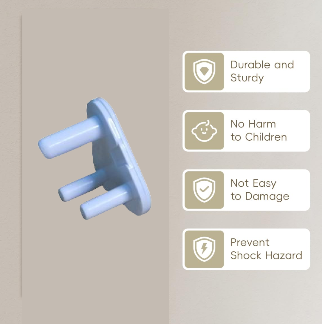 Electric Socket Covers – Small Safety Plug Protectors | PHOBIA