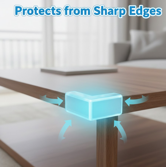 Baby Corner Protectors – Soft Silicon Guards (200 Pc) | Mini Bubbles