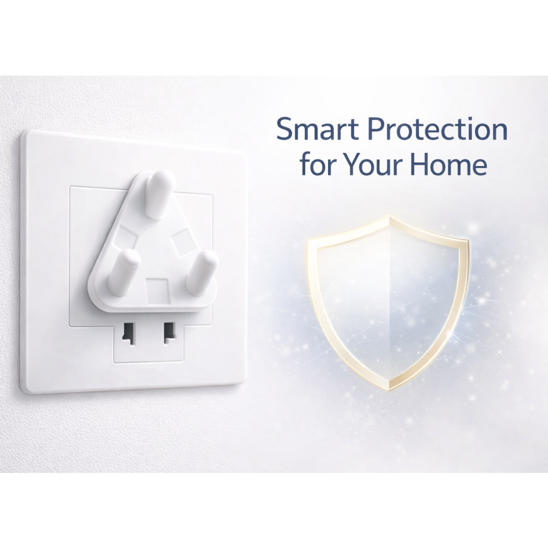 Baby Safety Socket Cover – Large 15Amp Outlet Protector | WipeTech