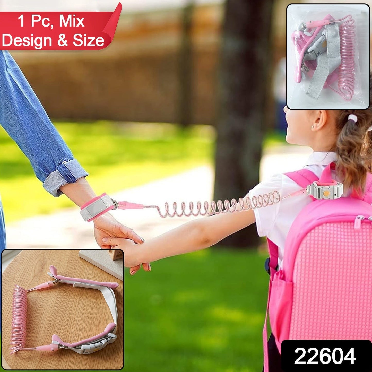 Kids Safety Wrist Link Strap – Adjustable & Secure Child Protection