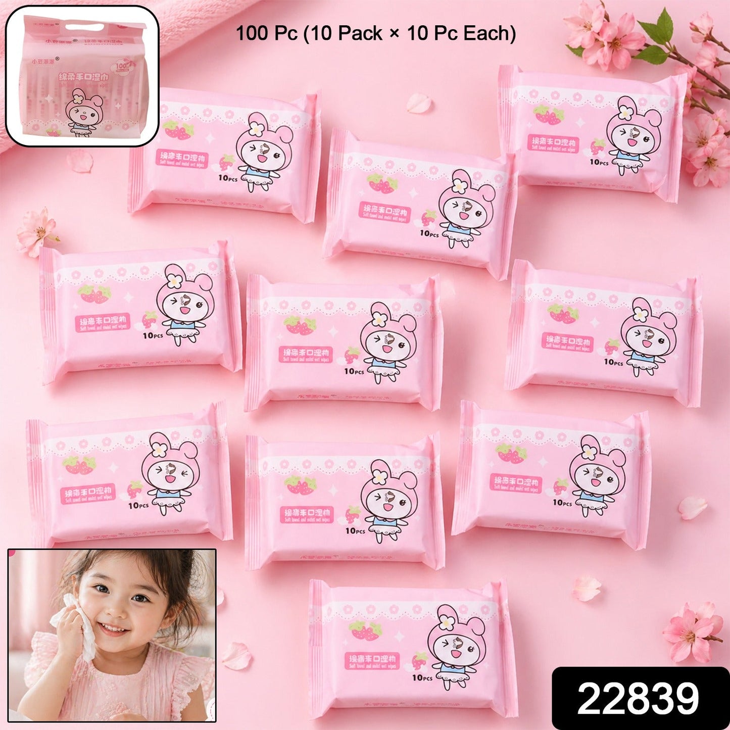 Wet Wipes for Kids – Gentle Cleansing & Portable Packaging