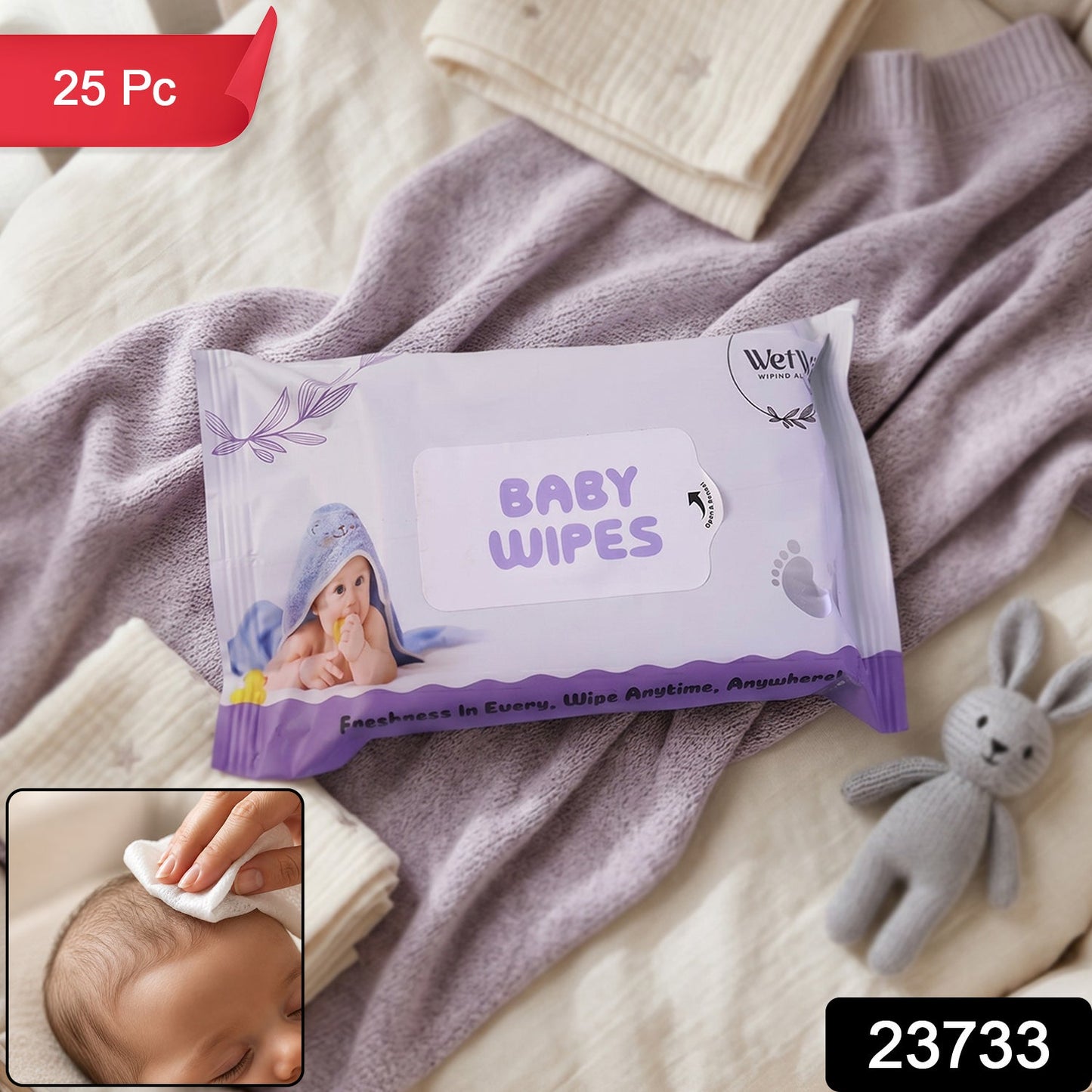 Travel Fresh Baby Wet Wipes – Gentle & Portable for Sensitive Skin