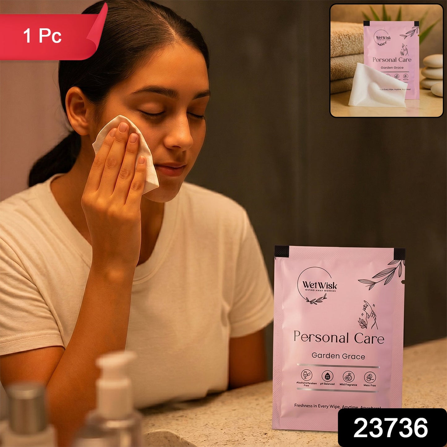 Personal Care Wet Wipes – Gentle Face & Body Cleansing