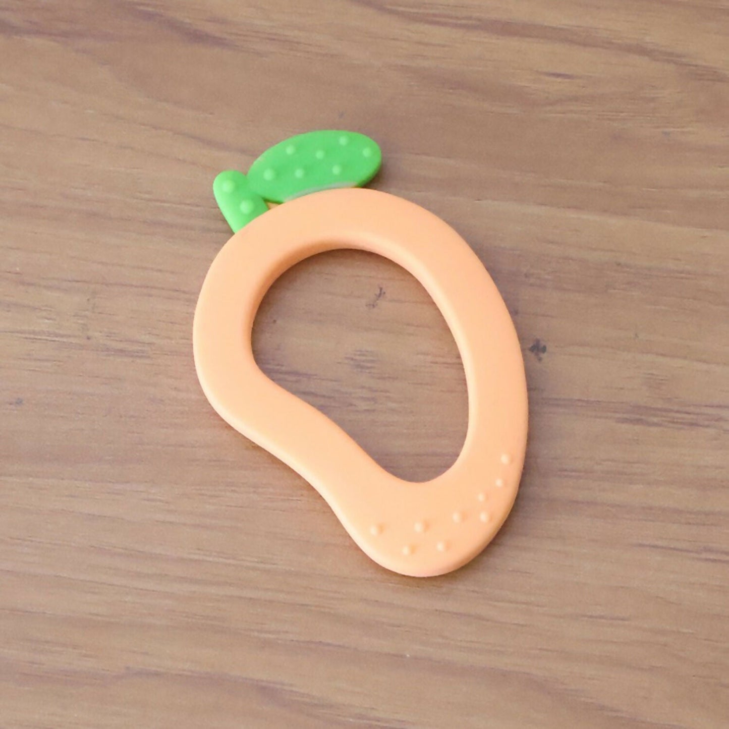 Silicone Baby Teether – Mango Shape for Soothing Relief