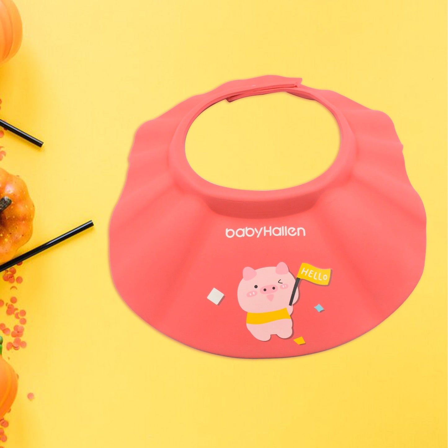 Baby Shower Cap – Adjustable Eye & Ear Protection | Mini Bubbles