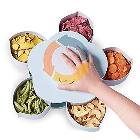 Smart Candy Box – 5-Compartment Petal-Shaped Organizer | Lunchie Bunchie
