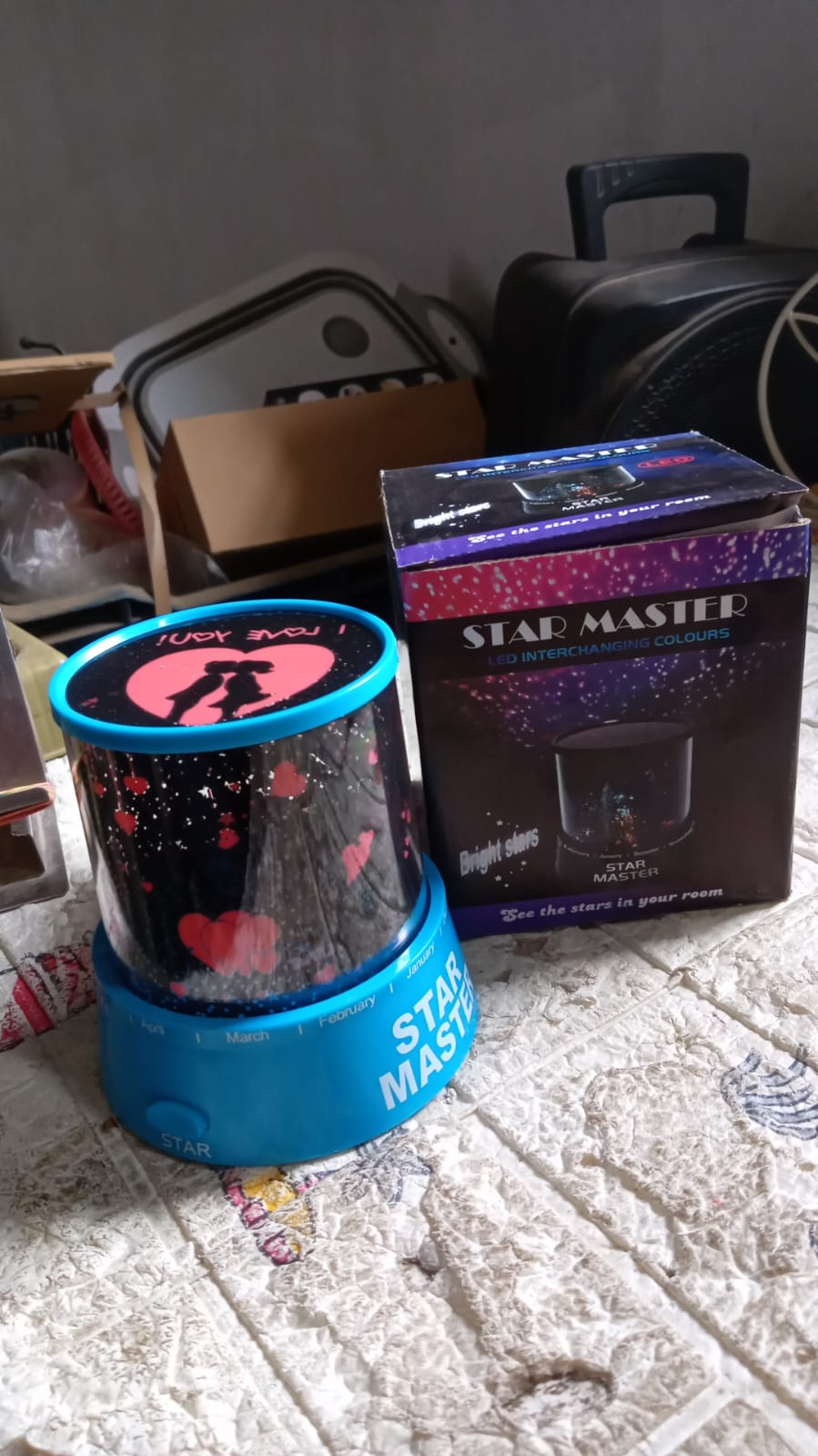 Star Projector Night Light – Rotating LED Lamp with Music | DeoDap