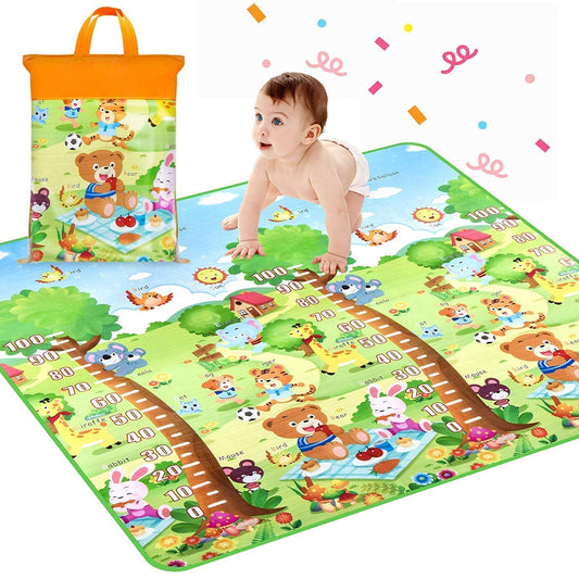 Baby Play Mat – Waterproof Double-Sided 120x180 cm | Mini Bubbles