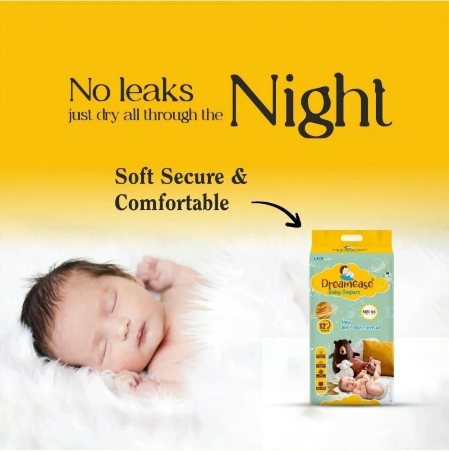 Baby Diaper Pants – Soft & Leakproof for All-Day Comfort