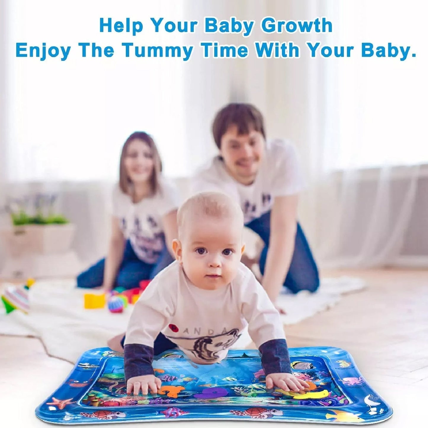 Baby Water Mat – Inflatable Tummy Time Play Mat | Little Learners