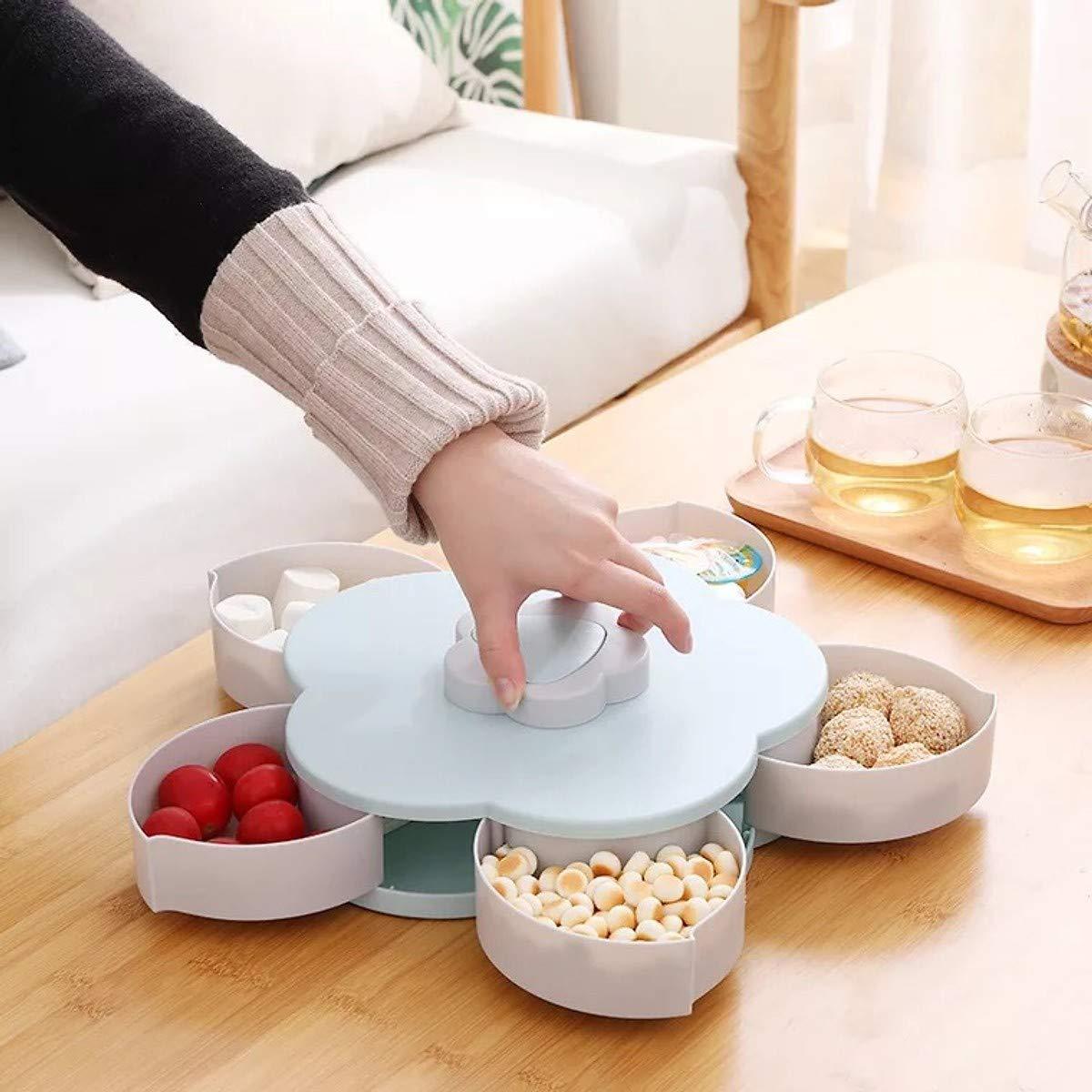 Smart Candy Box – 5-Compartment Petal-Shaped Organizer | Lunchie Bunchie