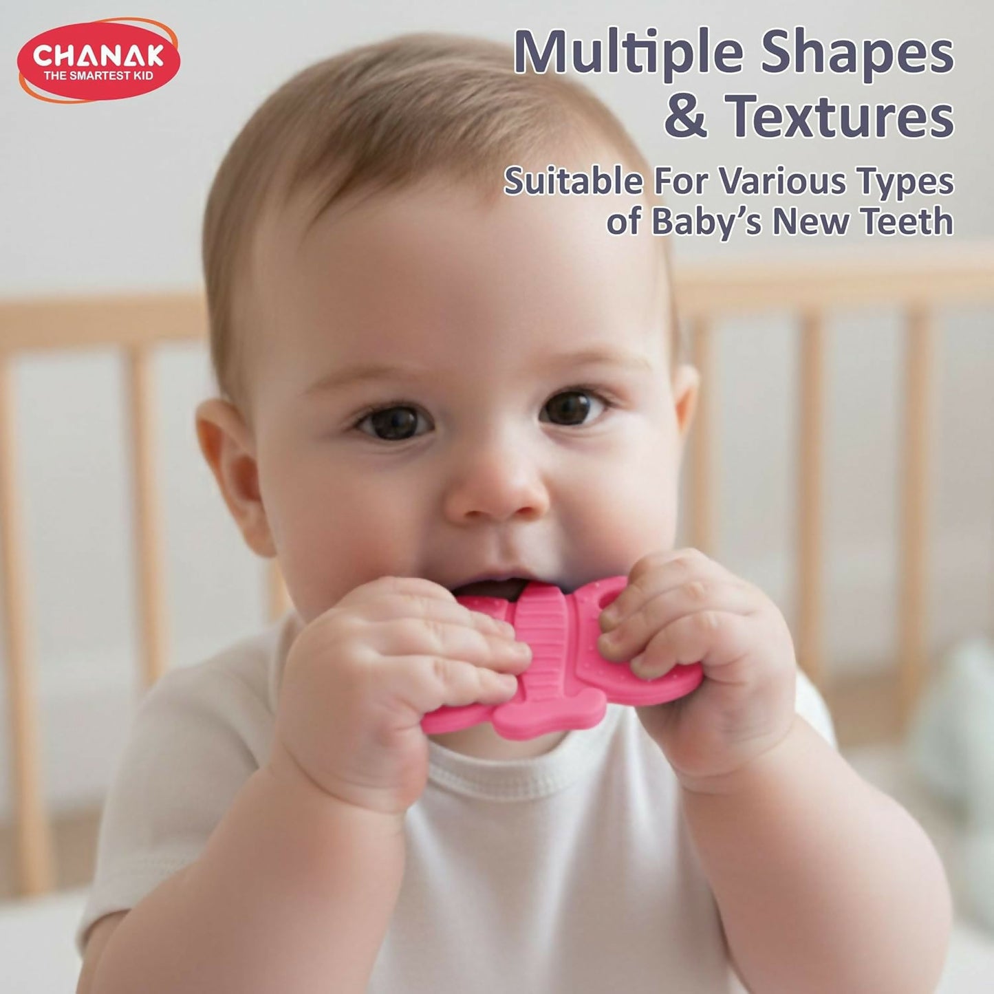 Baby Silicone Teething Toy – Butterfly Shape for Soothing Gums
