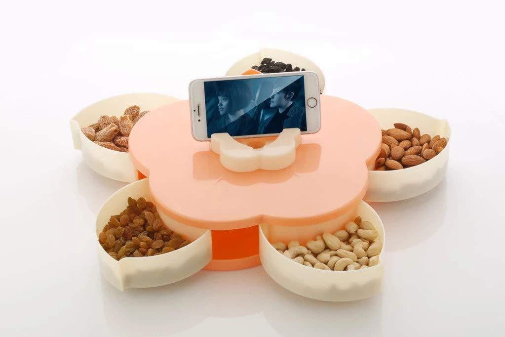 Smart Candy Box – 5-Compartment Petal-Shaped Organizer | Lunchie Bunchie