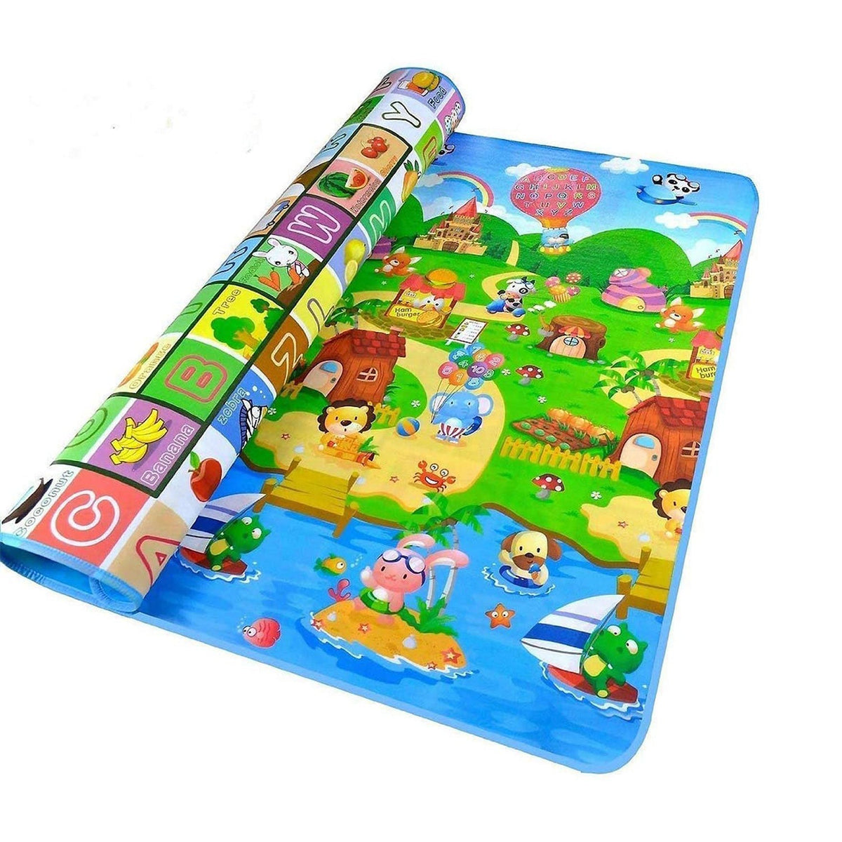 Baby Play Mat – Waterproof Double-Sided 120x180 cm | Mini Bubbles