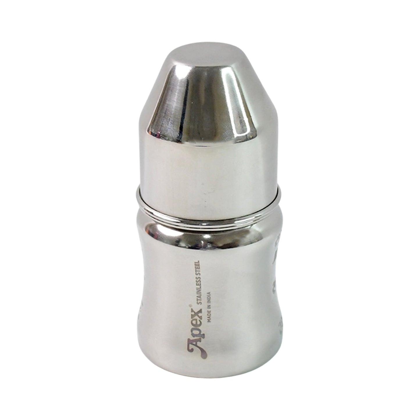 Stainless Steel Baby Feeding Bottle – Safe & Leak-Proof 125 ML