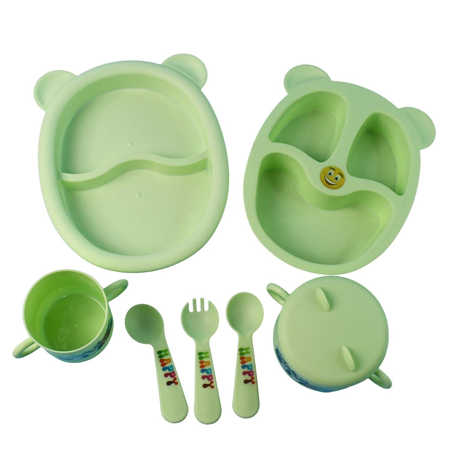 Kids Feeding Dinner Set – 8-Piece BPA-Free Toddler Meal Kit