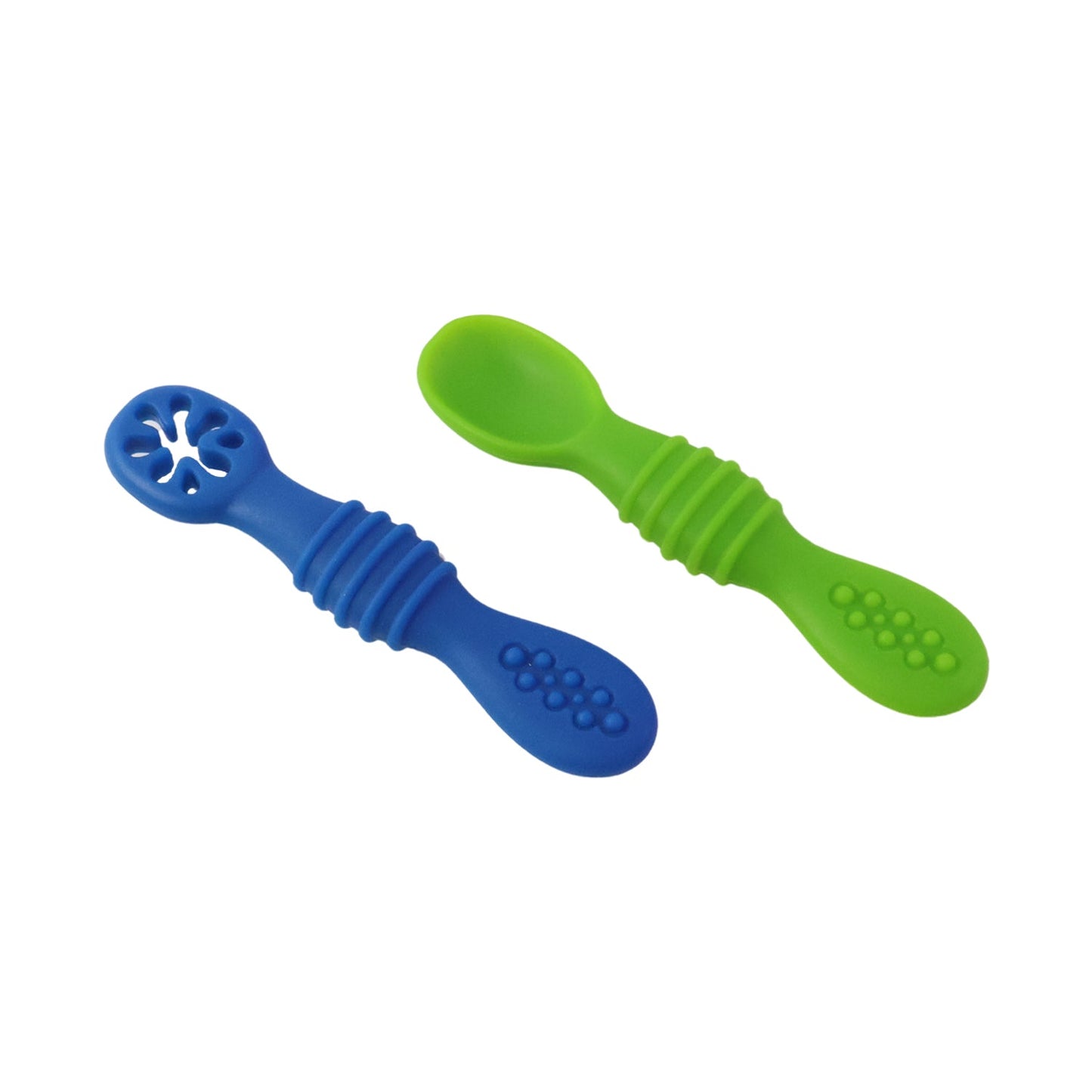 Baby Training Spoons – Soft, BPA-Free Silicone Set of 2