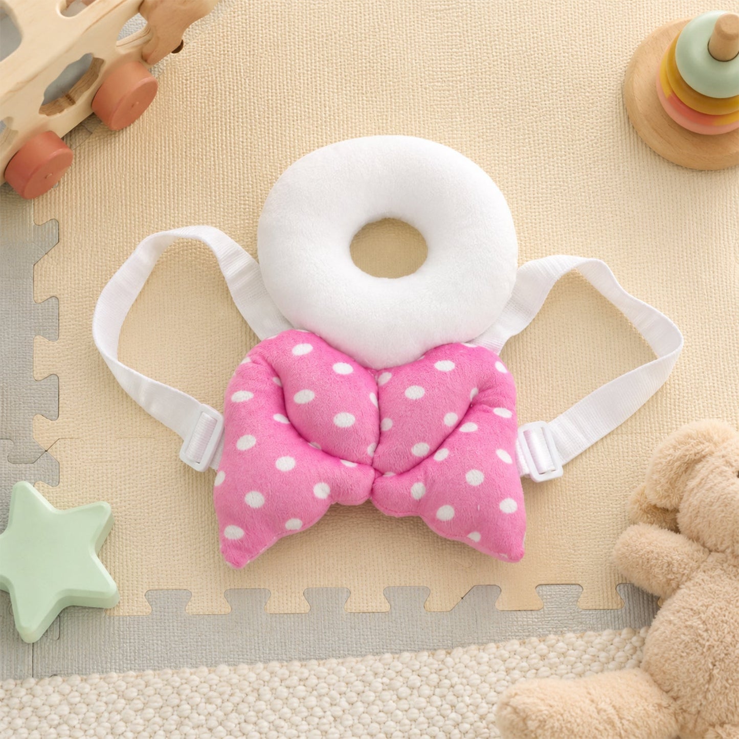 Baby Head Protector – Soft Safety Pad for Toddlers | Mini Bubbles