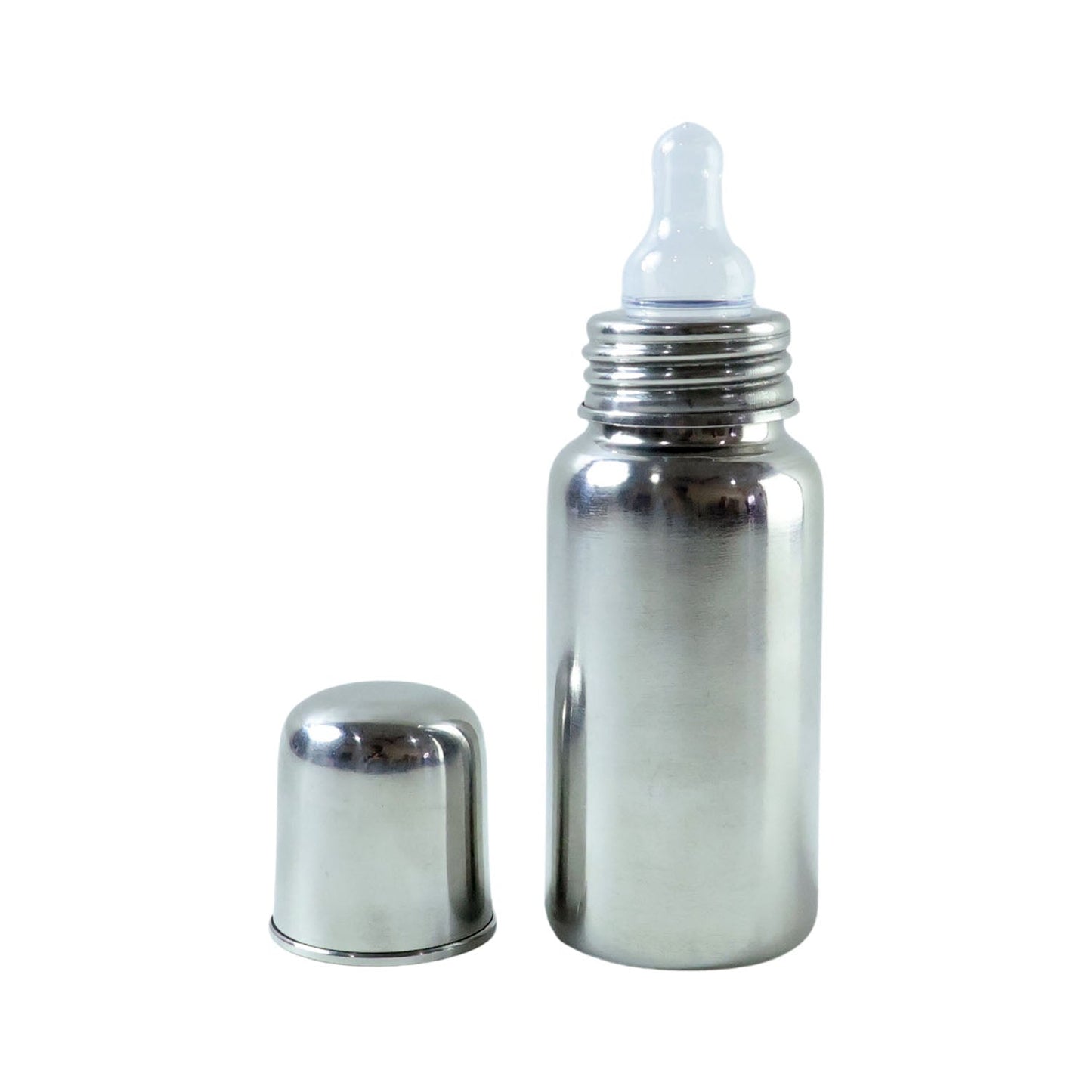 Stainless Steel Baby Feeding Bottle 200ml – Leakproof & Durable