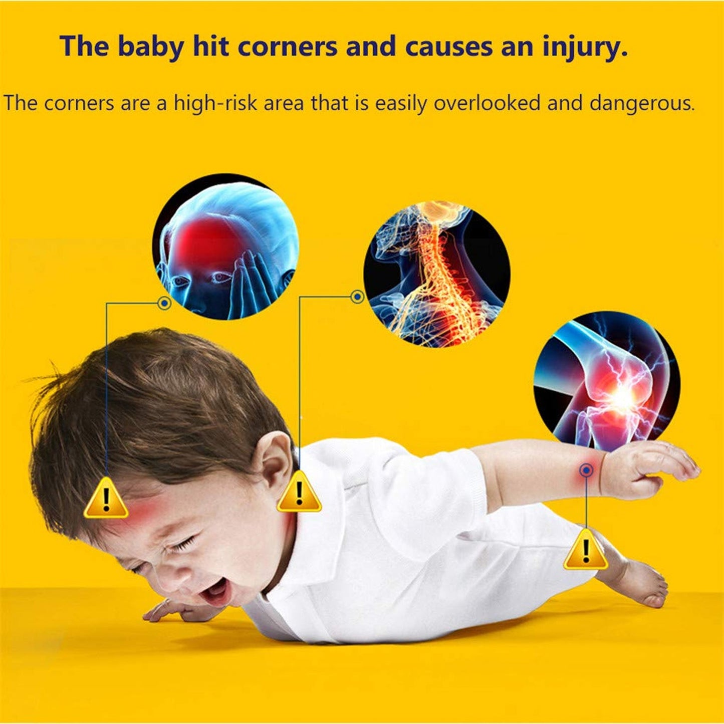 Soft Foam Corner Protectors – Child Safety Padding with Adhesive Tape