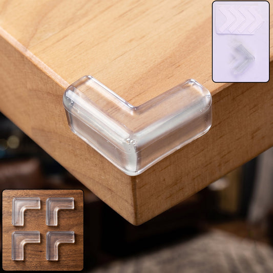 Baby Safety Corner Protector Edge Guard Soft Silicone for Furniture (4 Pc Set)