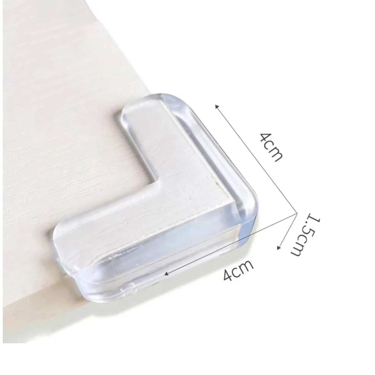 Baby Safety Corner Protector Edge Guard Soft Silicone for Furniture (4 Pc Set)