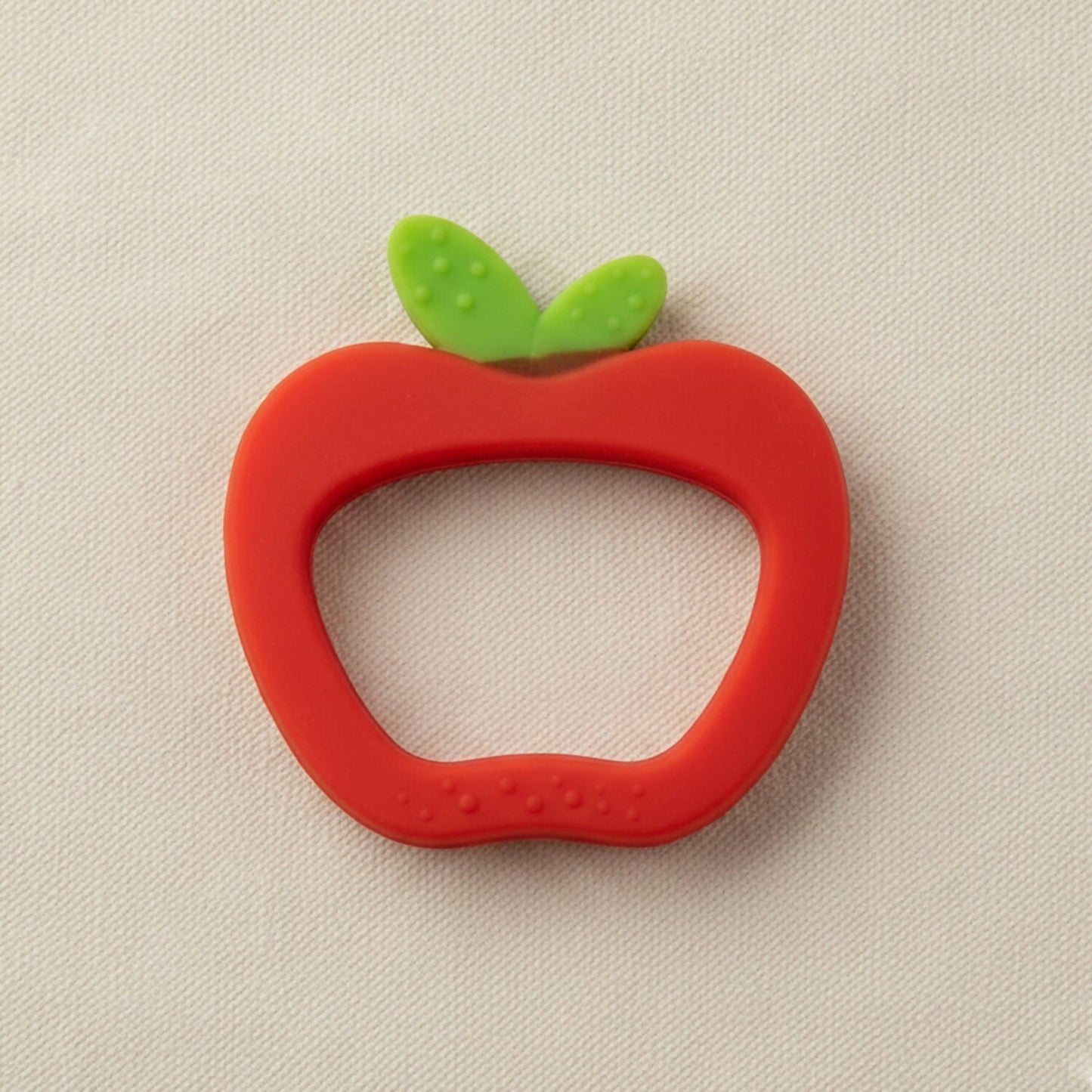 Silicone Baby Teether – Apple Shape for Soothing Gum Relief