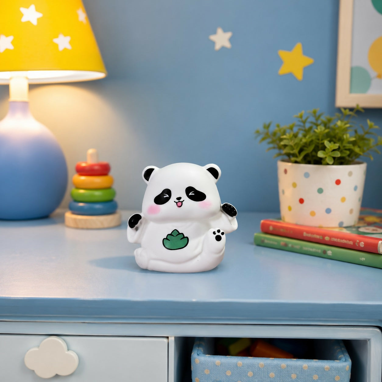 Cute Panda Showpiece Night Light for Kids Room Table & Home Decor