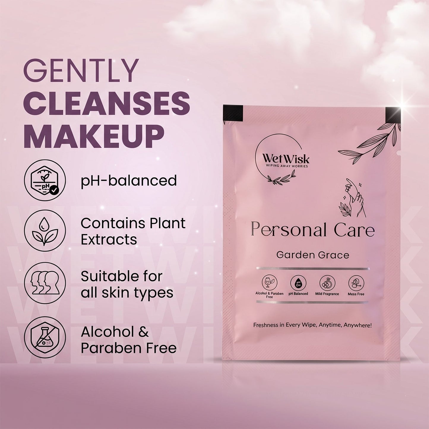 Personal Care Wet Wipes – Gentle Face & Body Cleansing