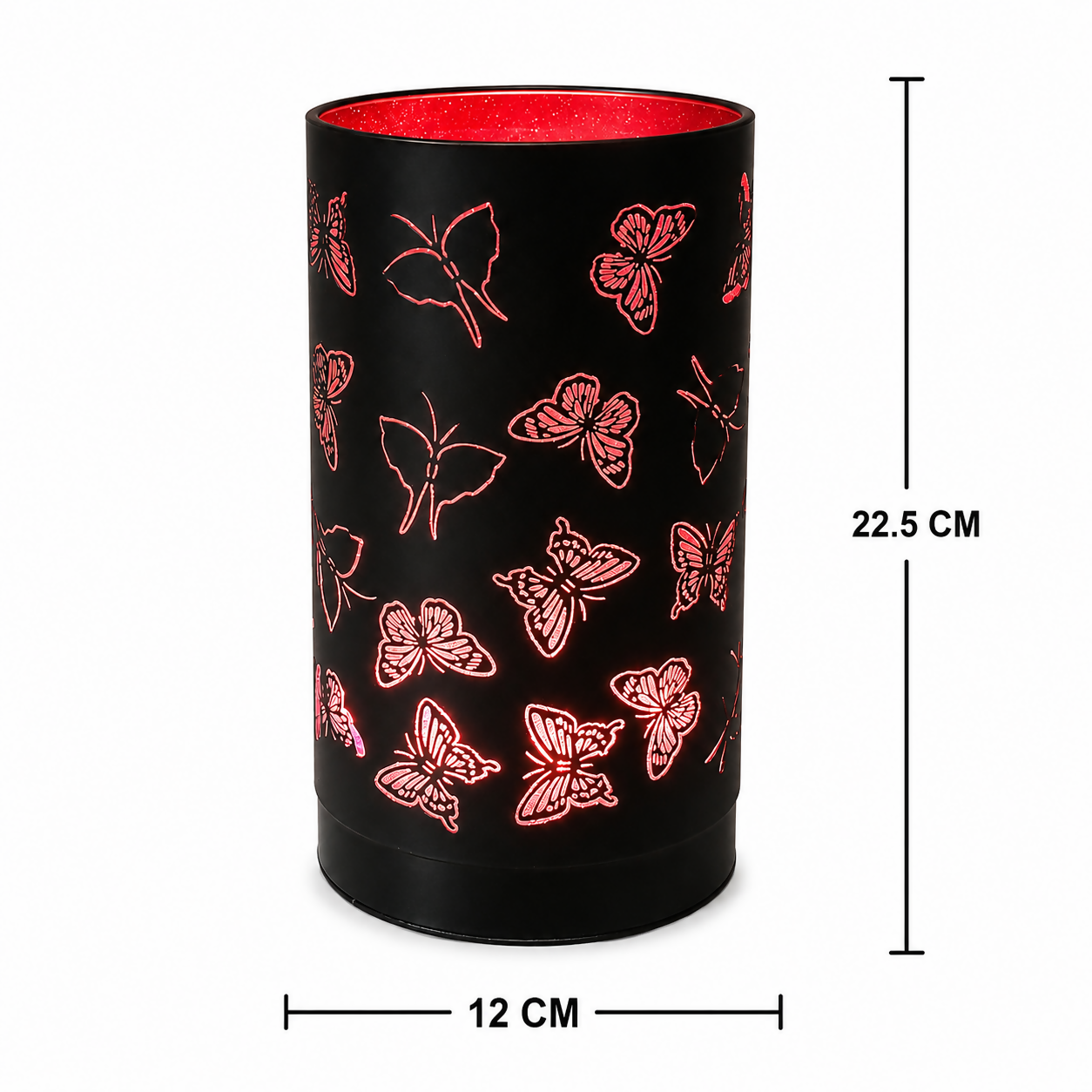 Butterfly Pattern LED Table Lamp – Elegant Room Décor with Soothing Light
