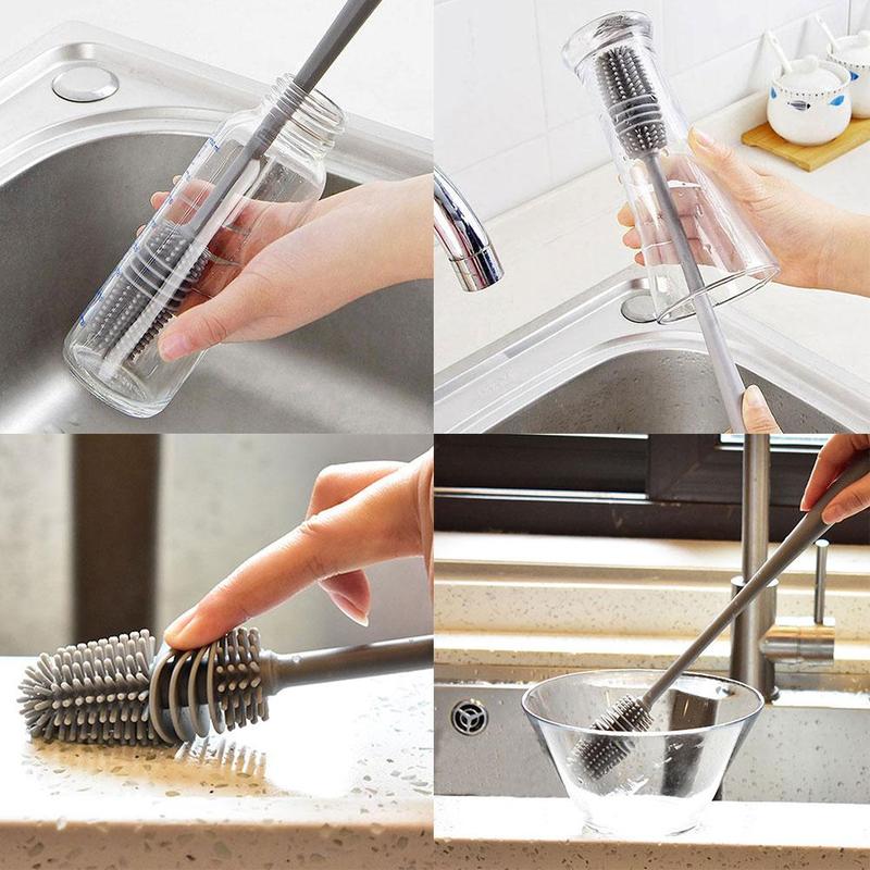 Bottle Cleaning Brush – Deep Clean for Bottles & Jars | Velvet Wipe