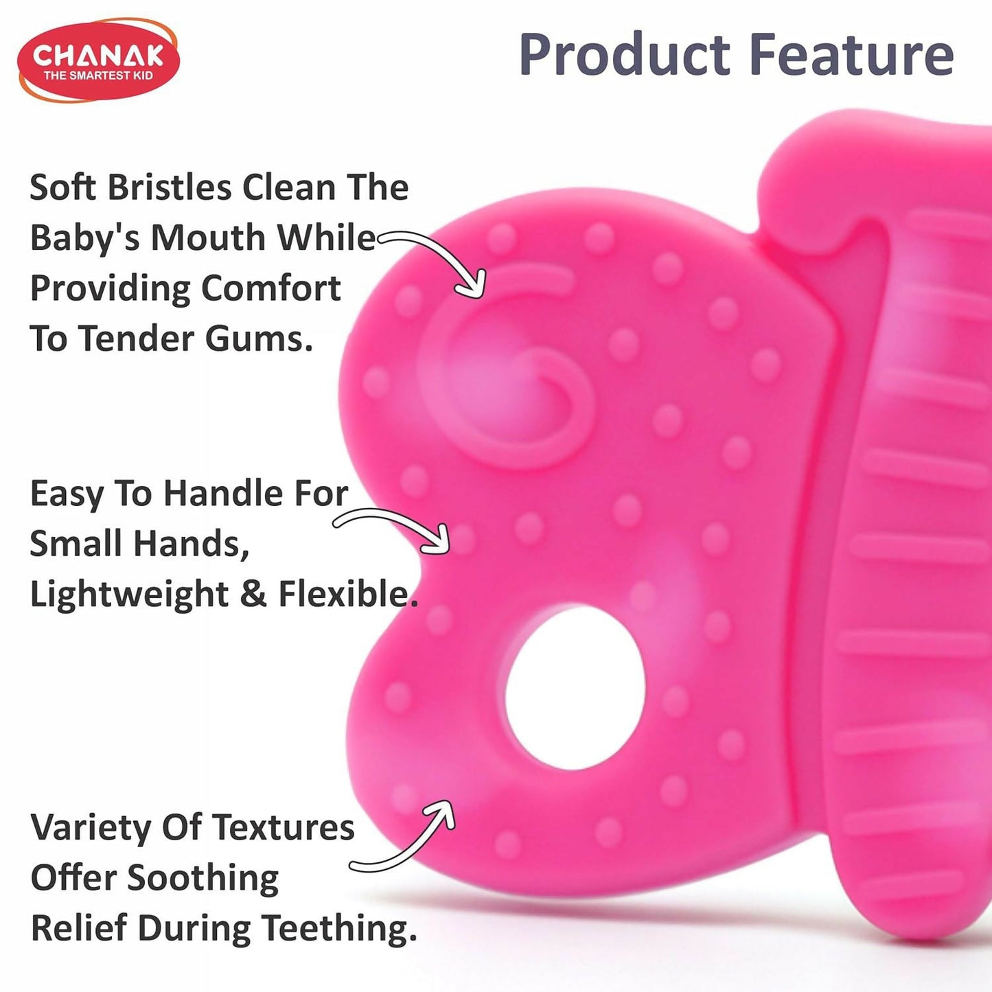 Baby Silicone Teething Toy – Butterfly Shape for Soothing Gums