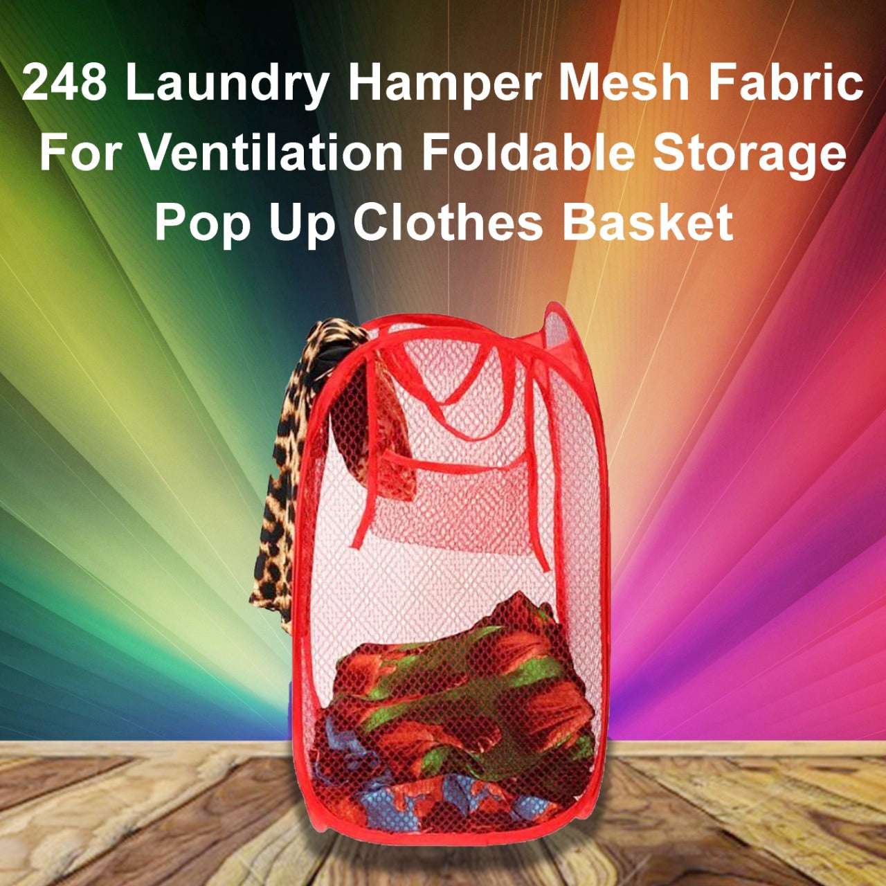 Foldable Laundry Hamper – Ventilated Mesh Storage | Organivo