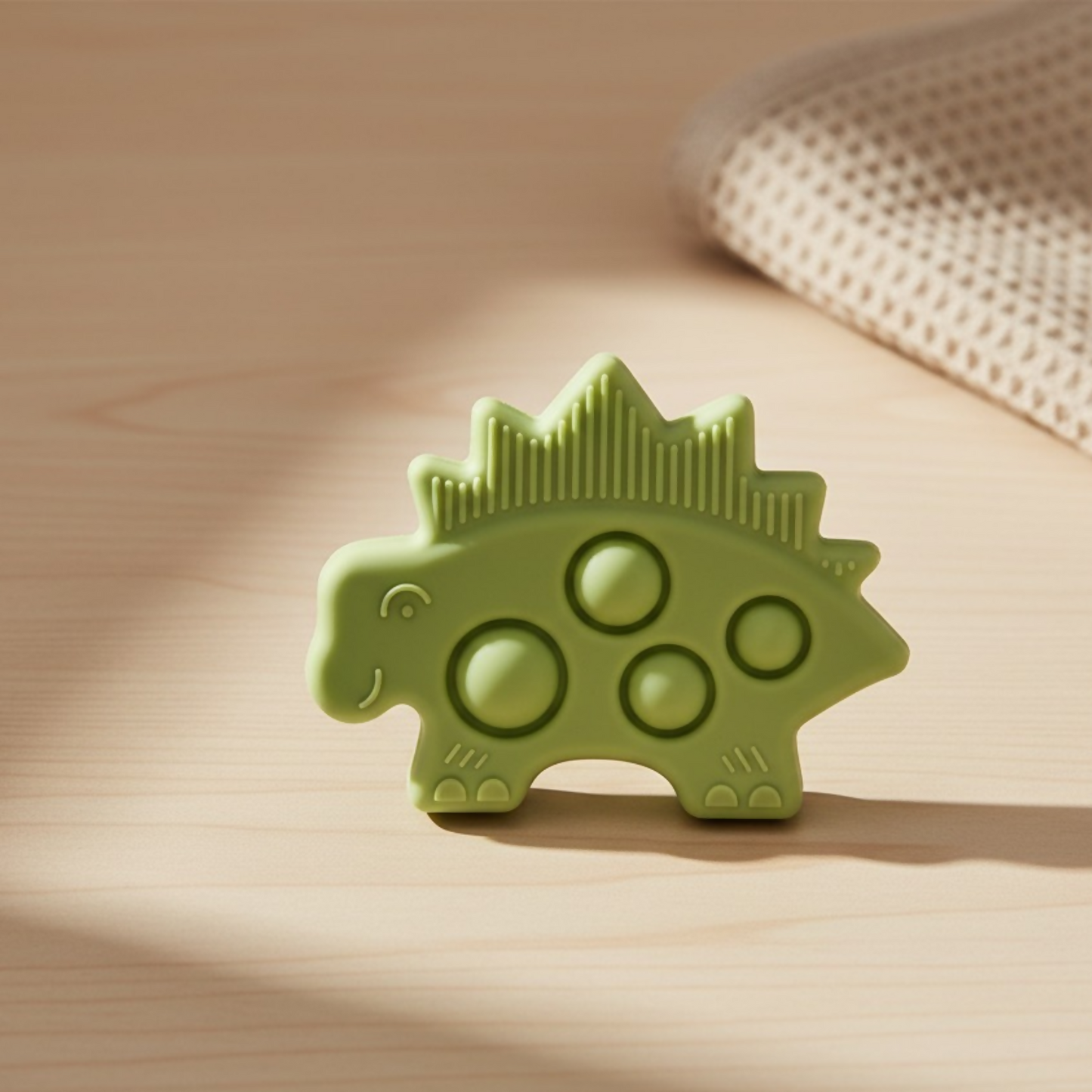 Baby Silicone Teether – Hypoallergenic Pop It Design