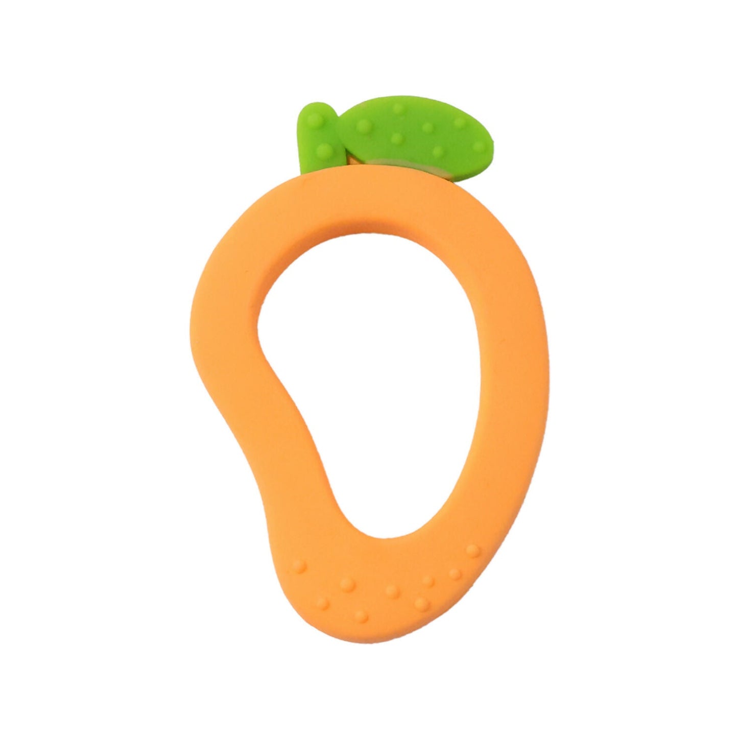 Silicone Baby Teether – Mango Shape for Soothing Relief
