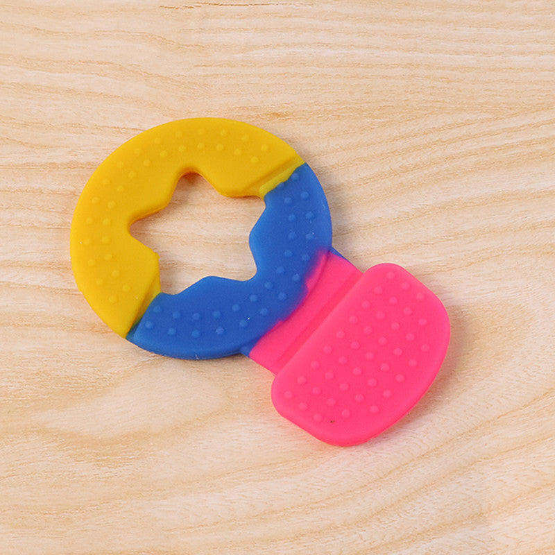 Baby Silicone Teether – Soft, Safe, Colorful Relief Toy