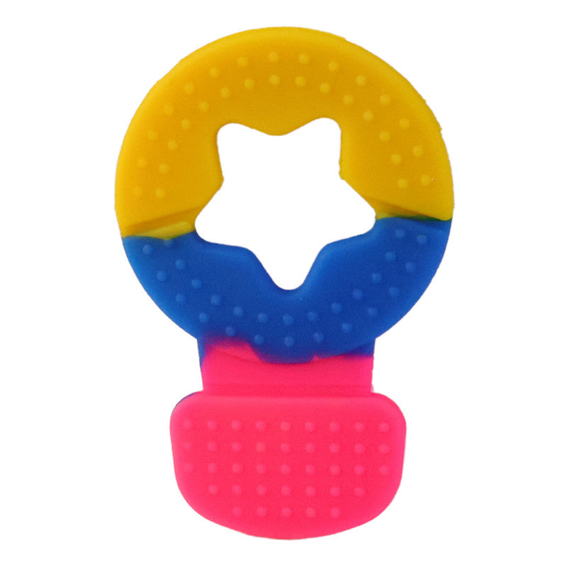 Baby Silicone Teether – Soft, Safe, Colorful Relief Toy