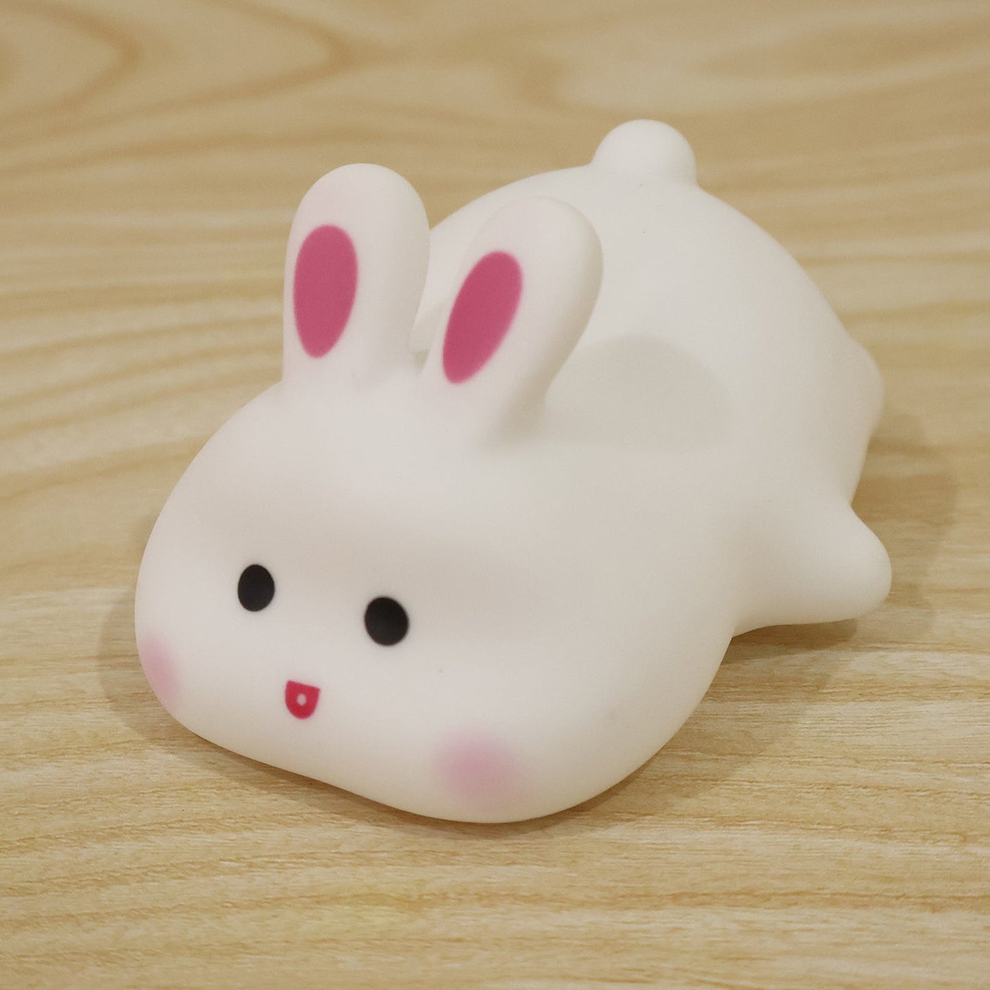 Rabbit LED Night Light, Cute Silicone Bunny Bedside Lamp for Kids (1 Pc)