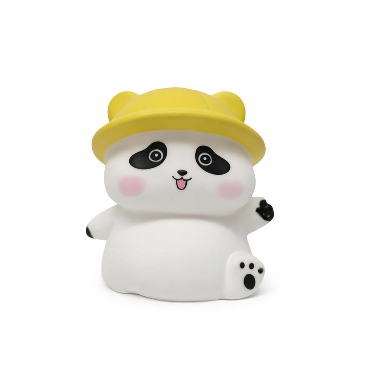 Panda with Hat LED Night Light, Cute Silicone Bedside Lamp for Kids (1 Pc)