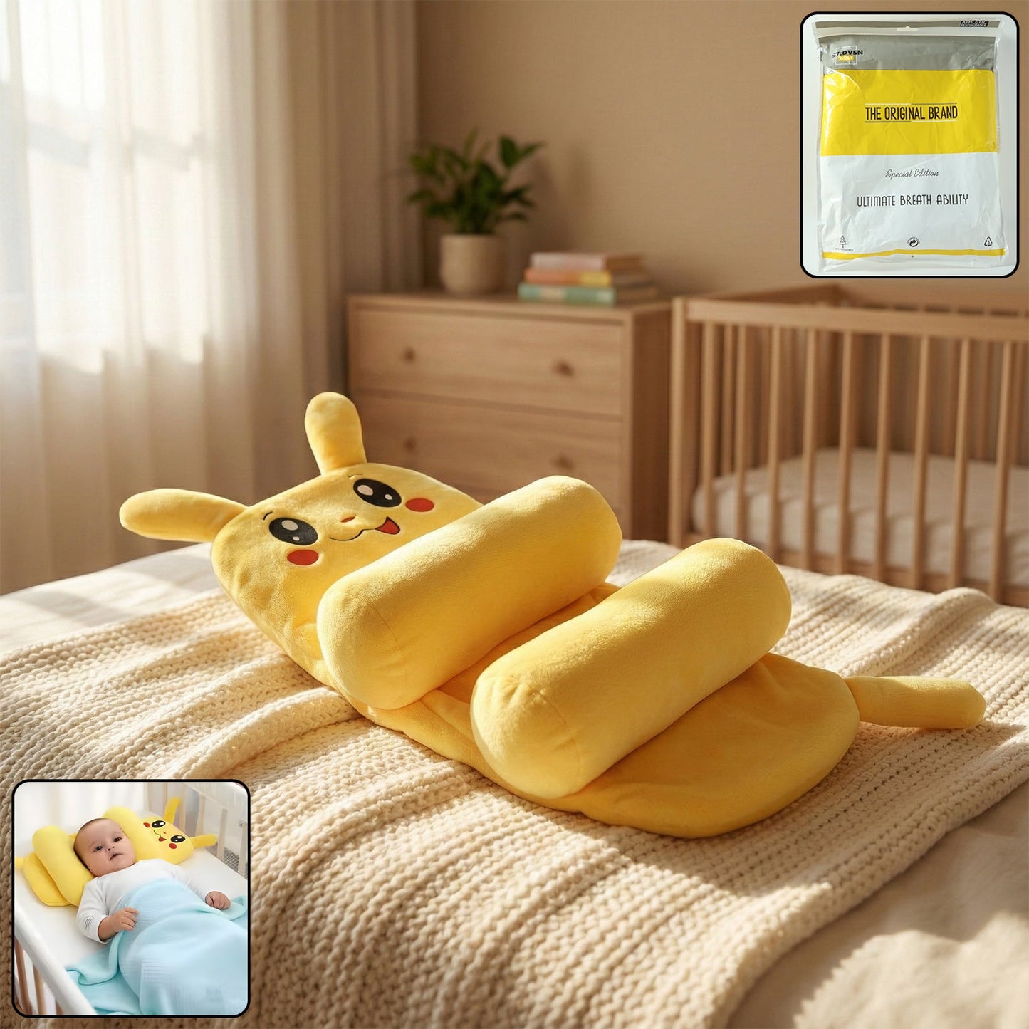 Baby Sliding Pillow – Soft Support for Comfortable Sleep