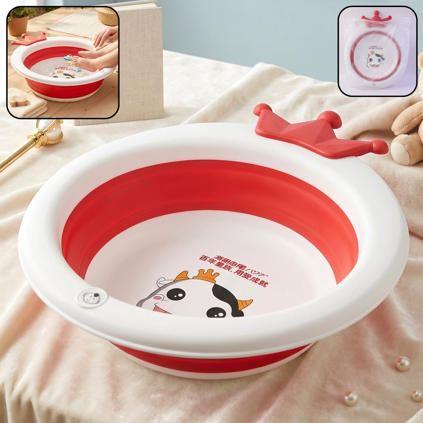 Foldable Baby Bathtub – Non-Slip, Portable & Safe for Infants