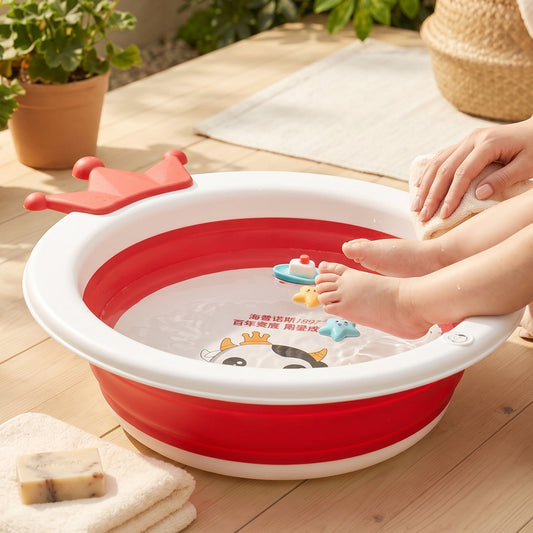Foldable Baby Bathtub – Non-Slip, Portable & Safe for Infants