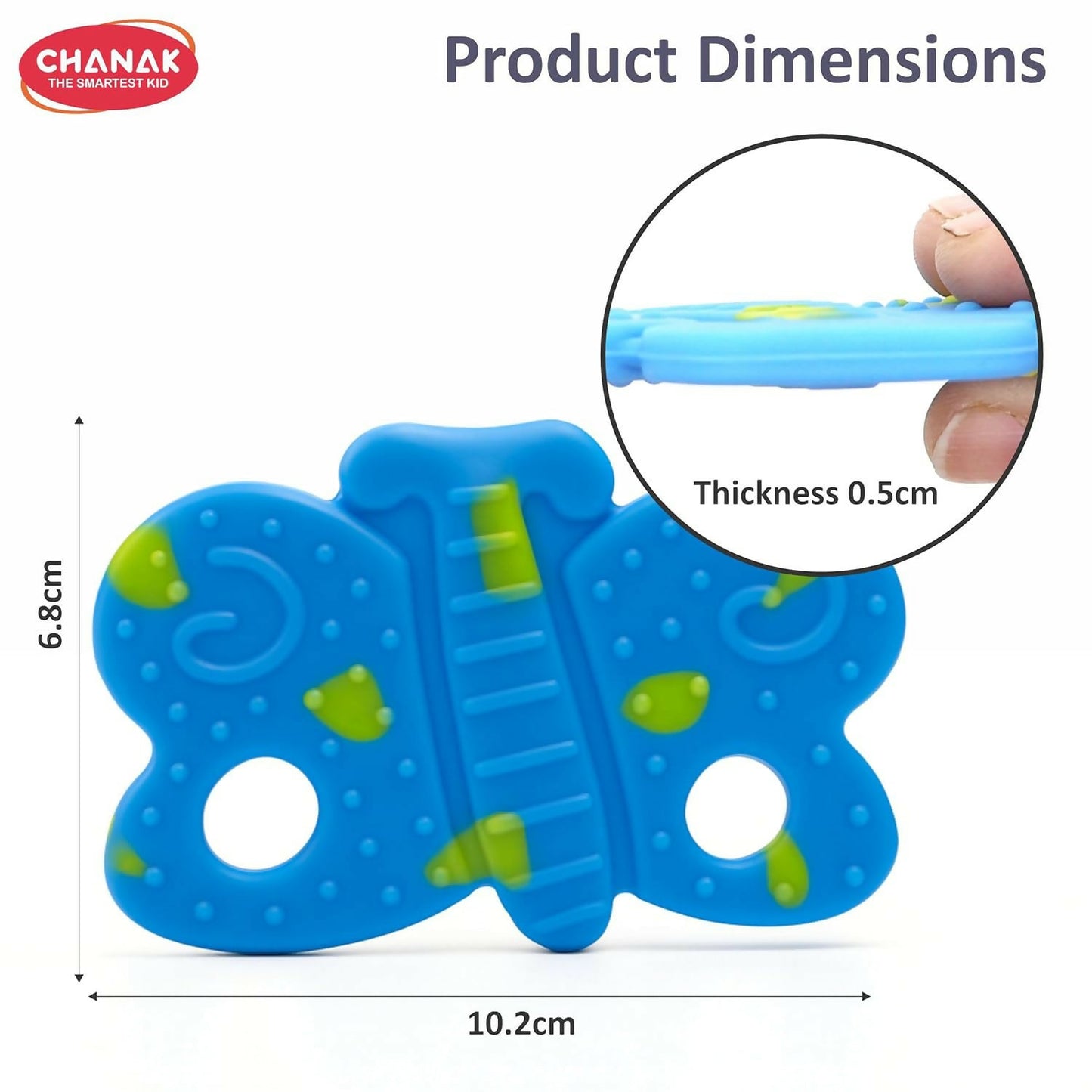 Baby Silicone Teething Toy – Butterfly Shape for Soothing Gums