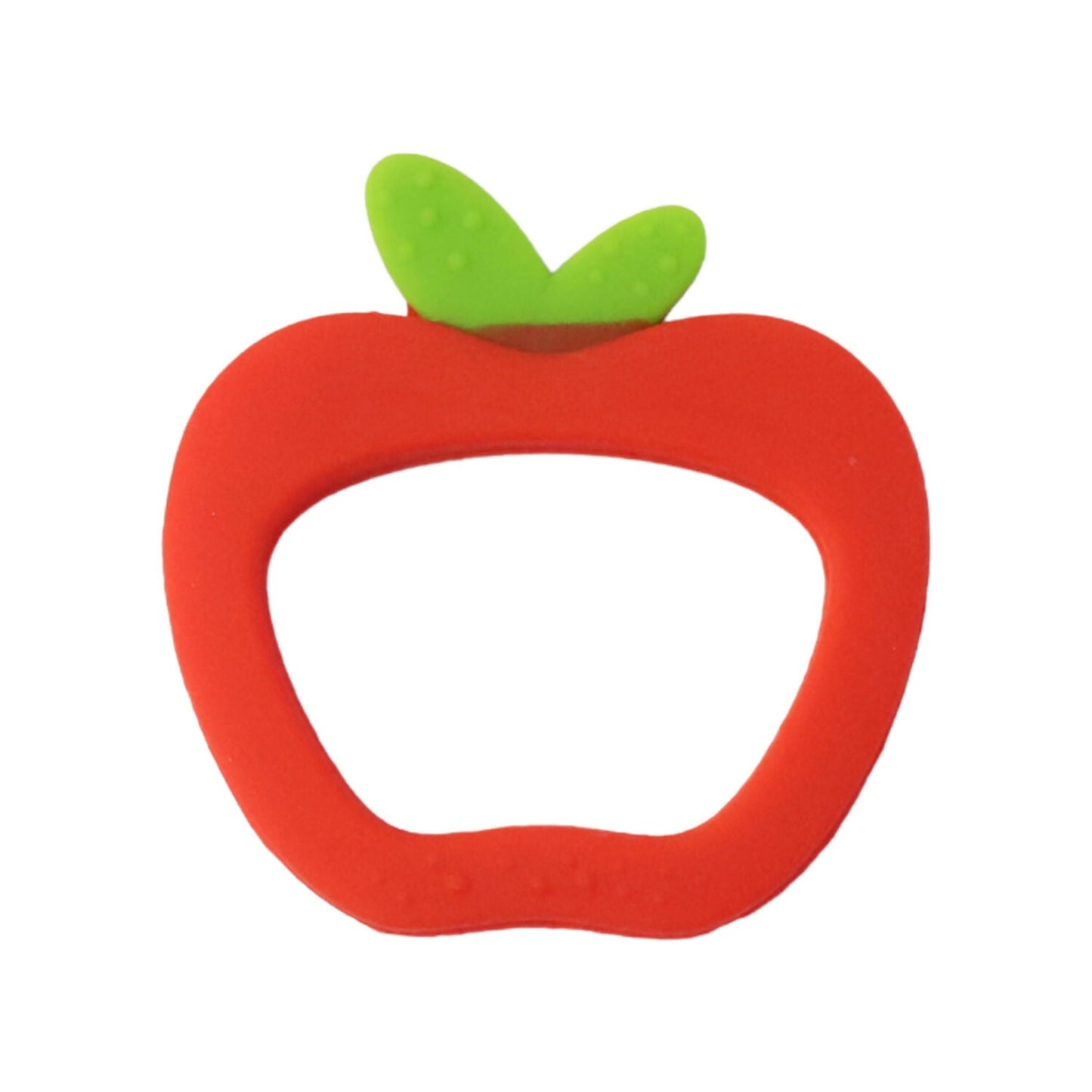 Silicone Baby Teether – Apple Shape for Soothing Gum Relief