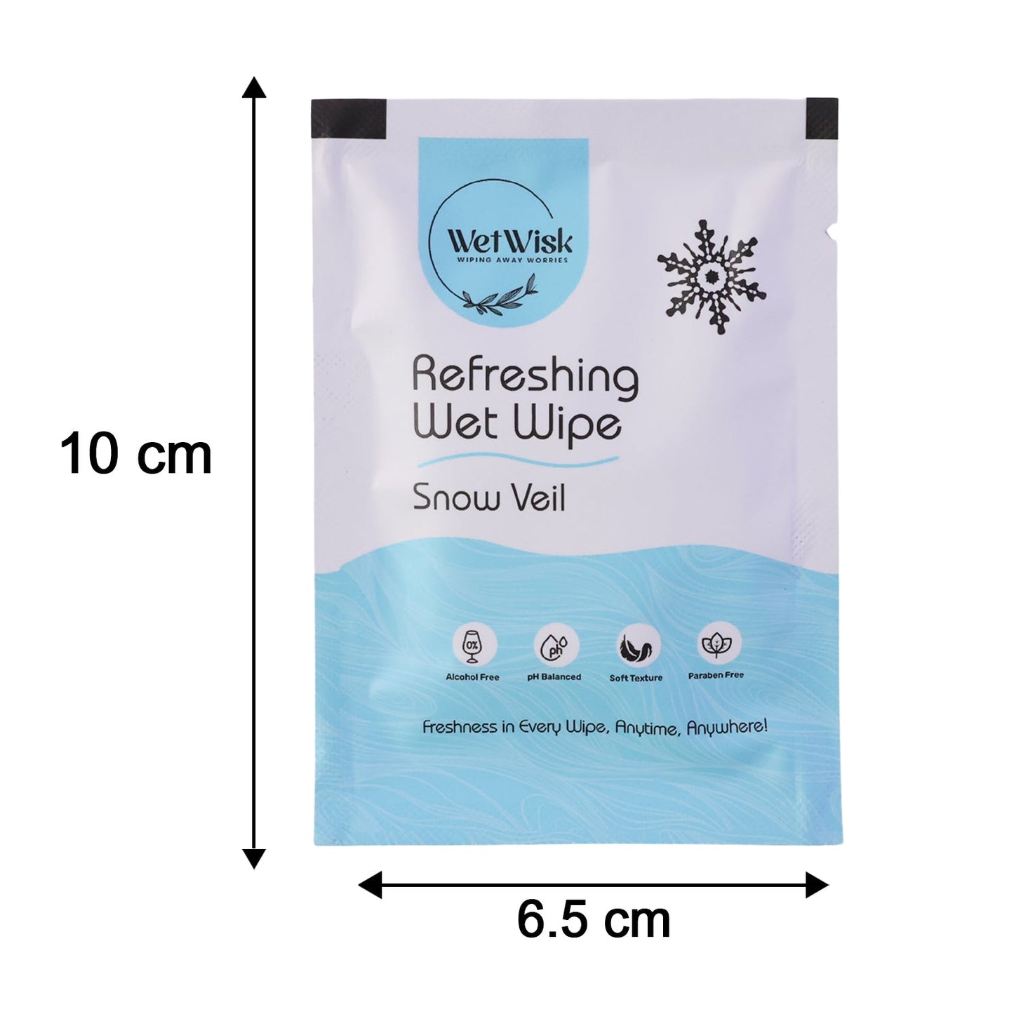 Wet Wipes Face & Body – Refreshing Snow Veil Fragrance